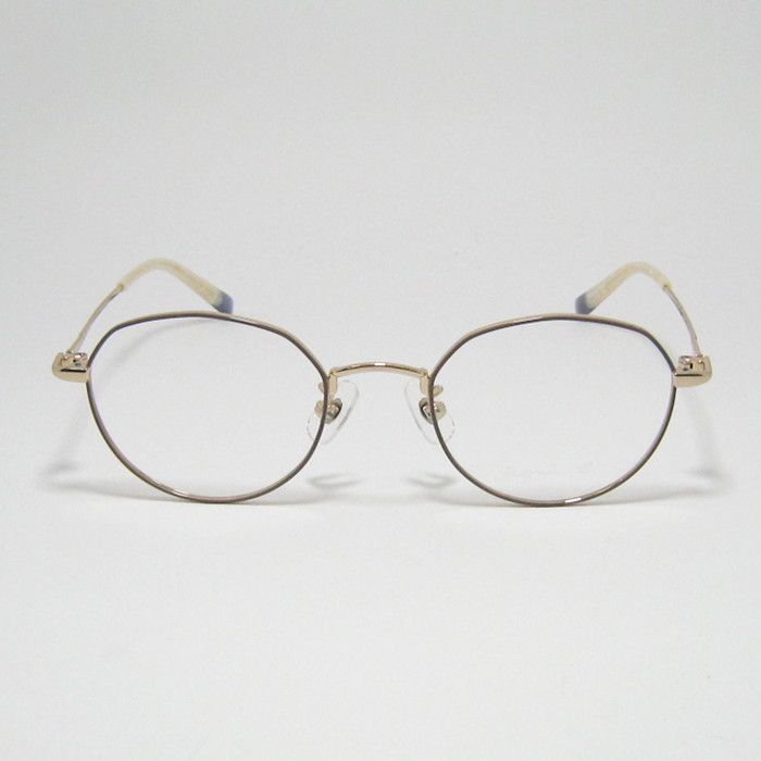 agnes b. アニエス ベー レディース 眼鏡 メガネ フレーム サングラス 50-0126-1 サイズ47 グレージュ ライトゴールド
