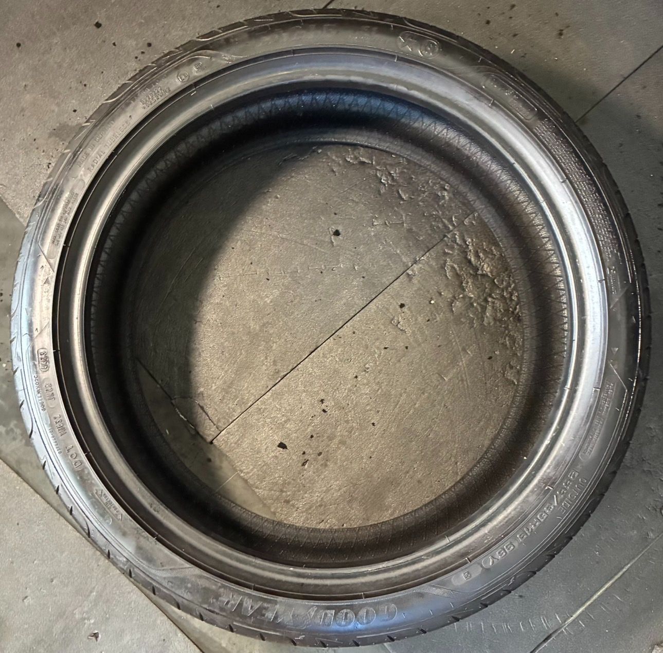 製 約9分山 グッドイヤー GOODYEAR イーグル EAGLE F1 ASYMMETRICO3 ランフラット 255 35R19 1本 h_281 FFCRYSTALESIA_COM