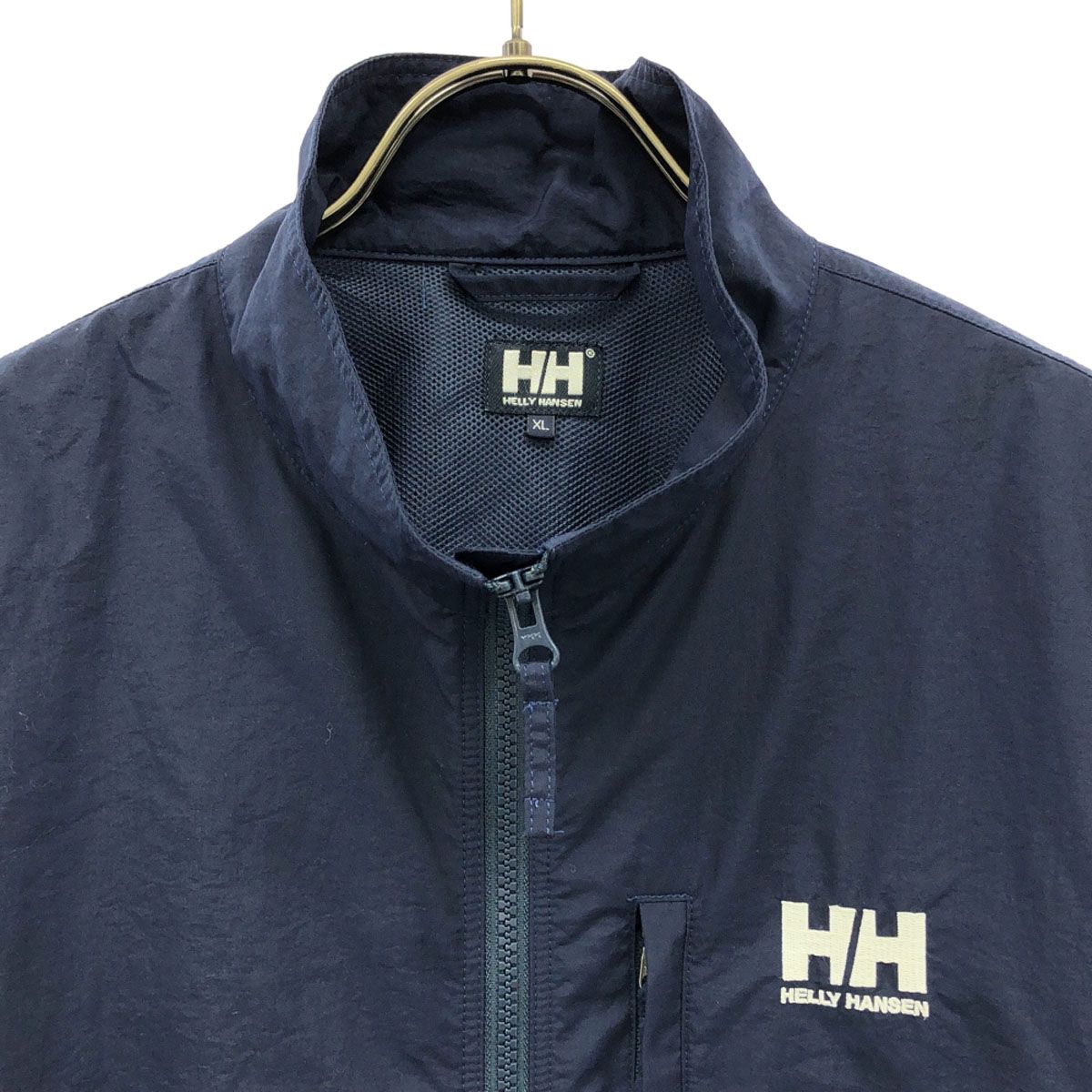 HELLY HANSEN ヘリーハンセン ロゴ刺繍 ナイロンジャケット XL