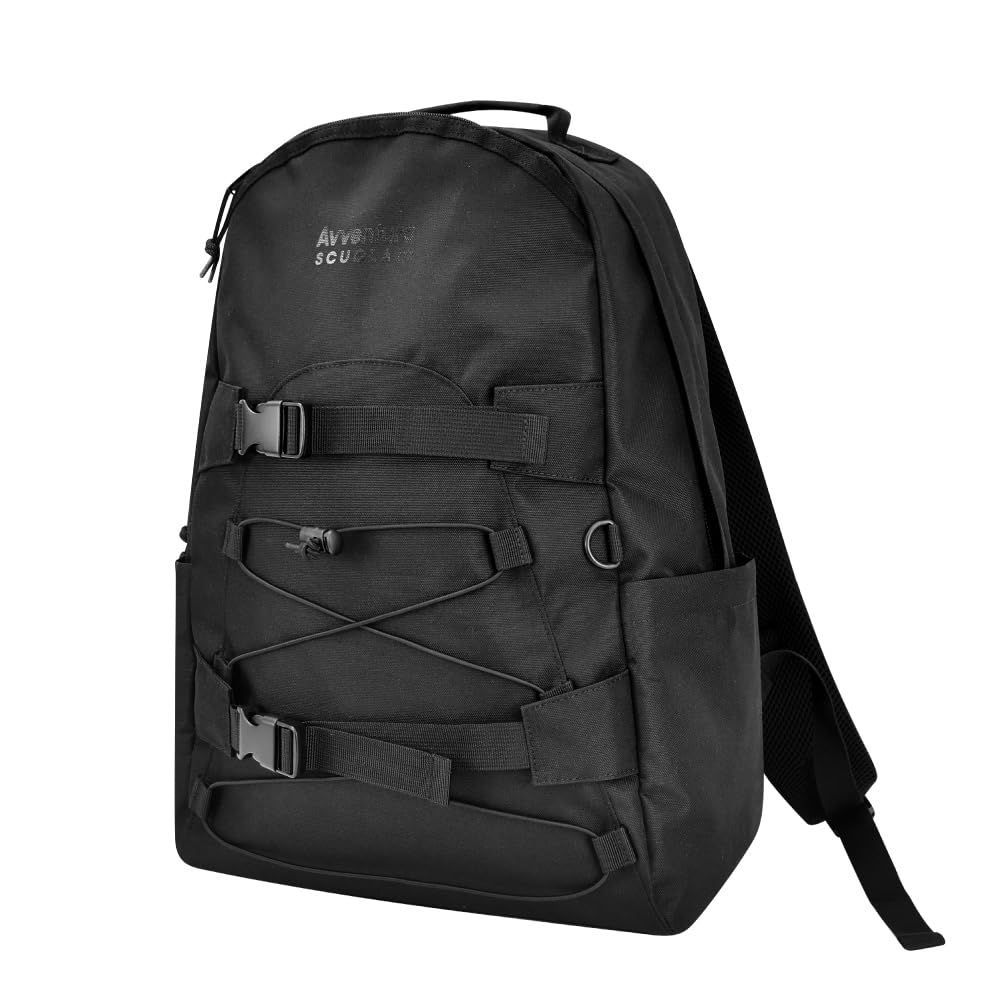 Color ブラック アヴェンチュラ リュック リュックサック デイパック 大容量 a4 28L 撥水 レディース メンズ 通勤 通学 旅行 お出かけ スポーツ 大人 学生 0026 ブラック one size