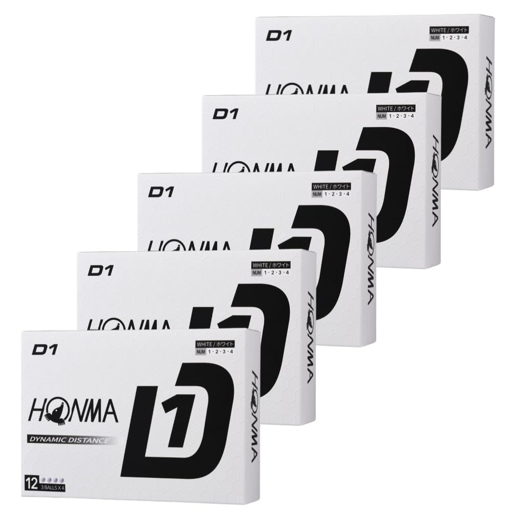 HONMA ホンマ 本間 D1 2ダース 24個 2024年モデル ホワイト HONMA ホンマ 本間 D1 2ダース 24個 2024年モデル グリーン