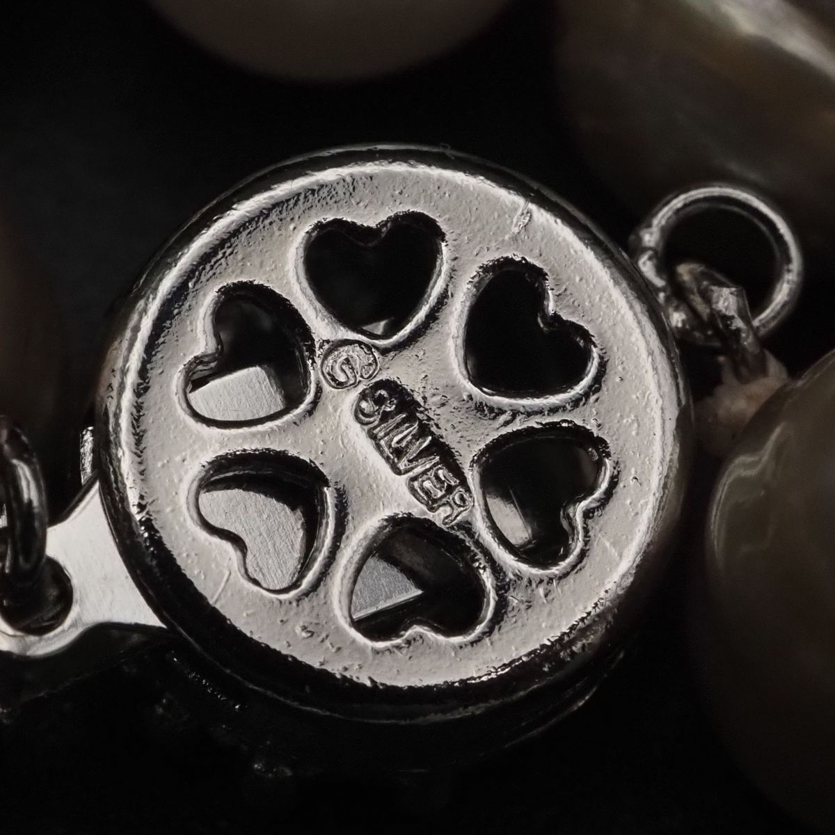 F021 バロックパール 真珠 GSILVER刻印 ネックレス ミックスカラー