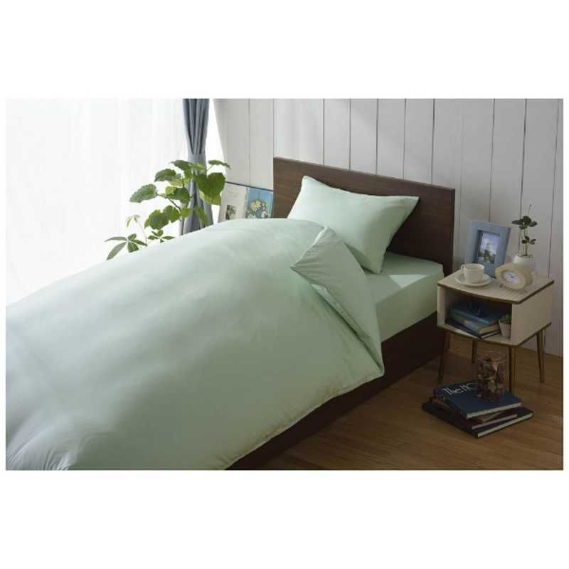 【 新品 未開封 】 生毛工房 【掛ふとんカバー】 スーピマ シングルサイズ(綿100%/150×210cm/グリーン) 未使用 送料無料