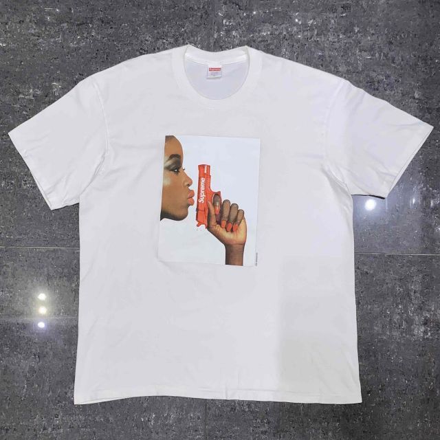 21ss Supreme Water Pistol Tee White Mサイズ