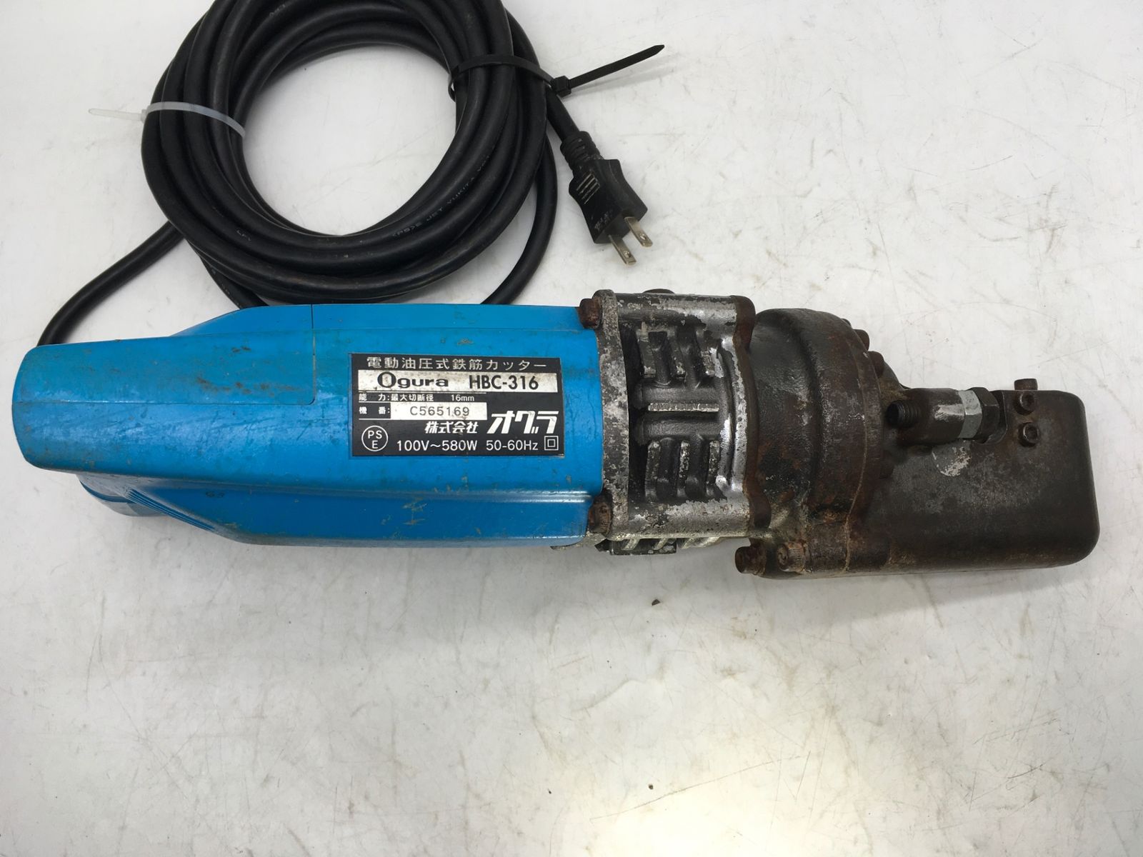 中古品】☆OGURA/オグラ 16mm鉄筋カッター HBC-316 中古品】☆OGURA/オグラ 16mm鉄筋カッター HBC-316