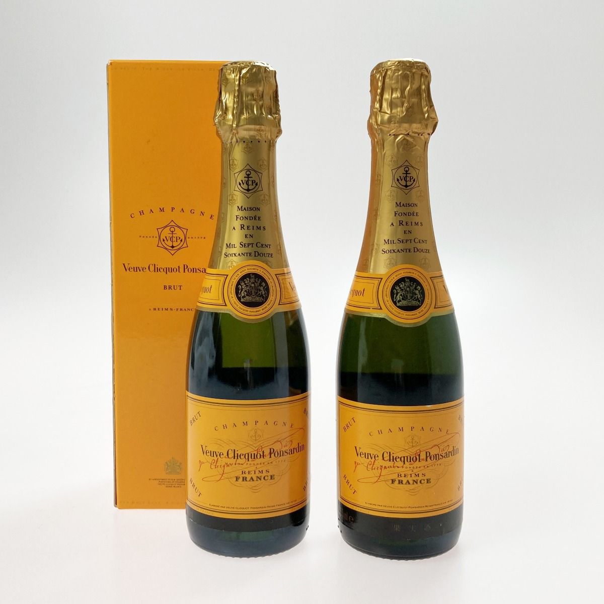 Veuve Clicquot Brut シャンパン 375ml 4本セット Veuve Clicquot Brut Champagne 375ml - Yellow Label