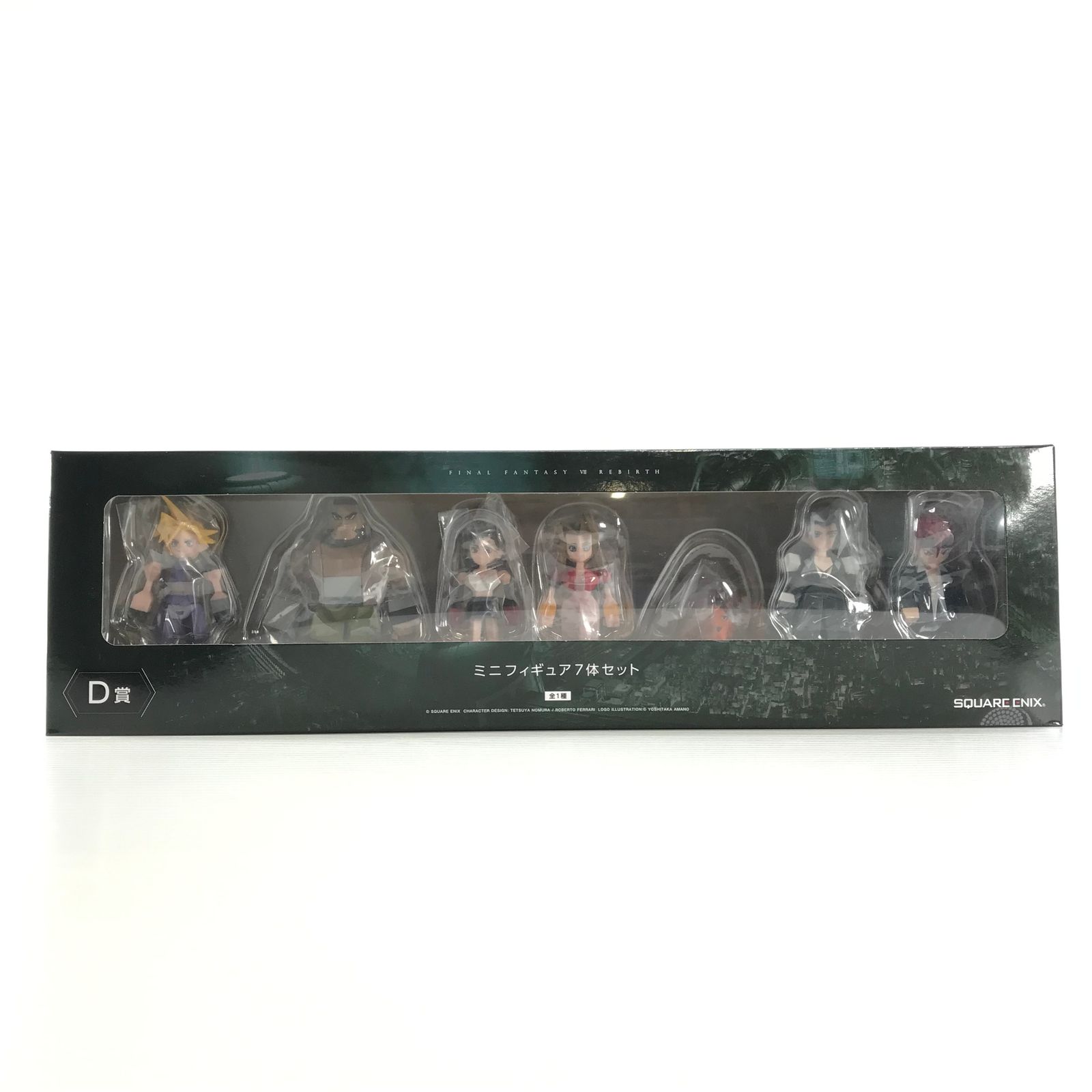 FINAL FANTASY VII 発売記念くじ D賞 ミニフィギュア7体セット