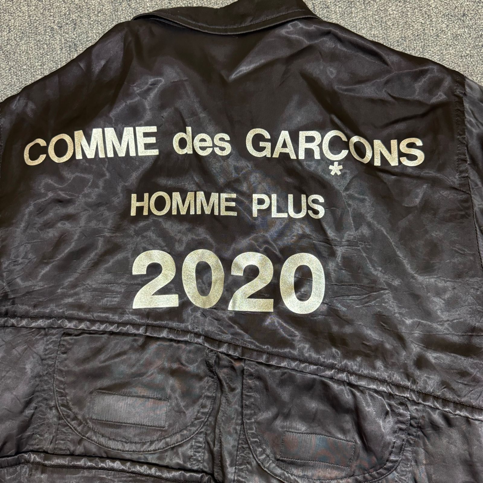 COMME des GARCONS HOMME PLUS 20SS キュプラ スタッフブルゾン コーチ 