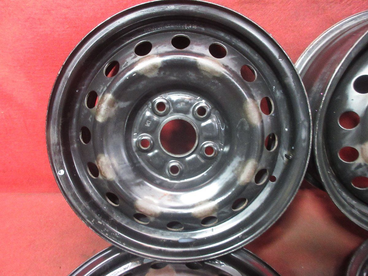 スチール ホイール 4本 トヨタ ヴォクシー ノア 60系 70系 80系 15 6 J 5穴 PCD 114 3 47 ハブ径 60 51193 H L