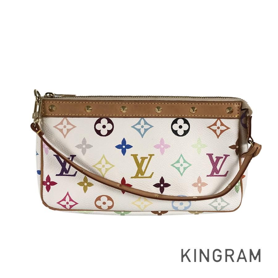 ルイヴィトン　アクセソワール　ポシェット　モノグラム　ＰＶＣレザー ルイ・ヴィトン LOUIS VUITTON モノグラム マルチカラー
