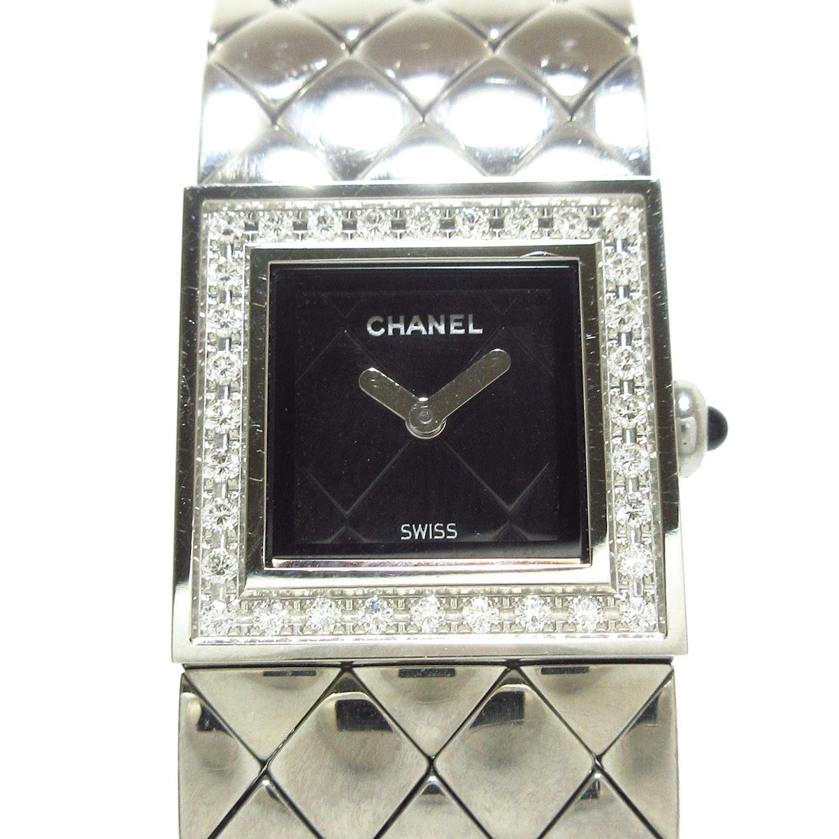 CHANEL(シャネル) 腕時計 マトラッセ H0489 レディース SS/ダイヤ ...