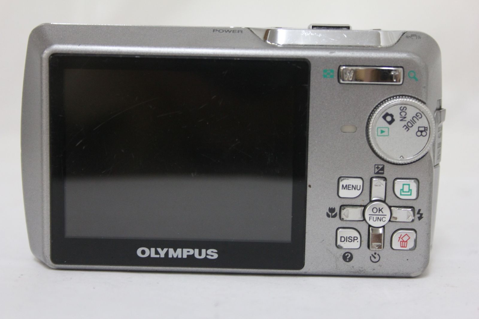 返品保証】 オリンパス Olympus μ750 ブルー 5x バッテリー付き