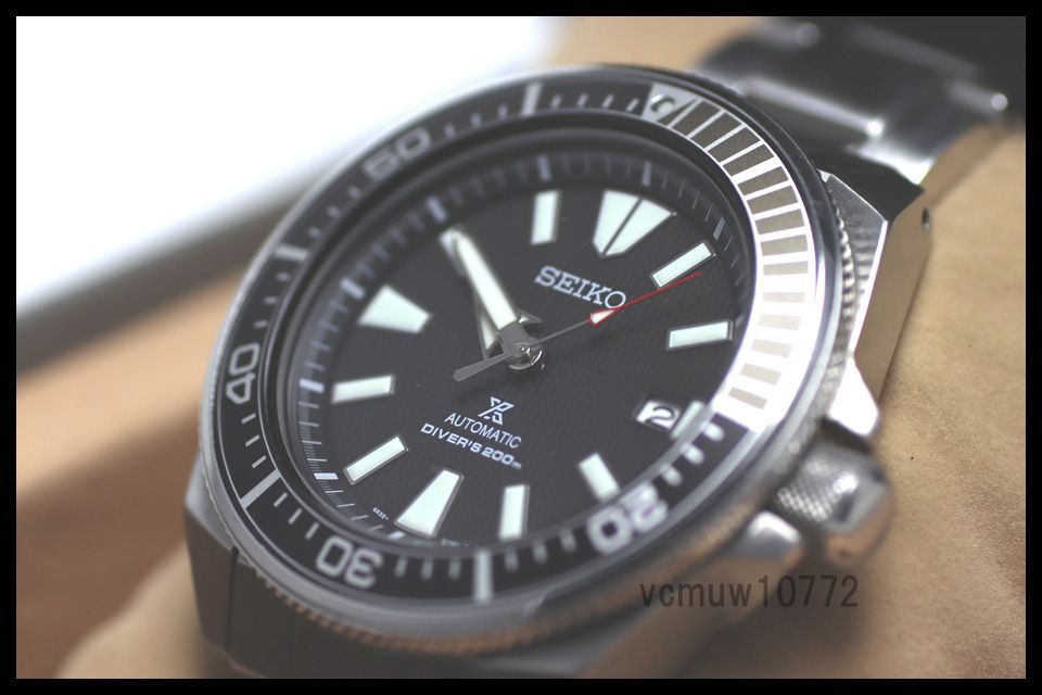 【希少】セイコー　プロスペックス　サムライ　4R35-01V0 希少美中古□SEIKO プロスペックス ダイバー ブラックサムライ