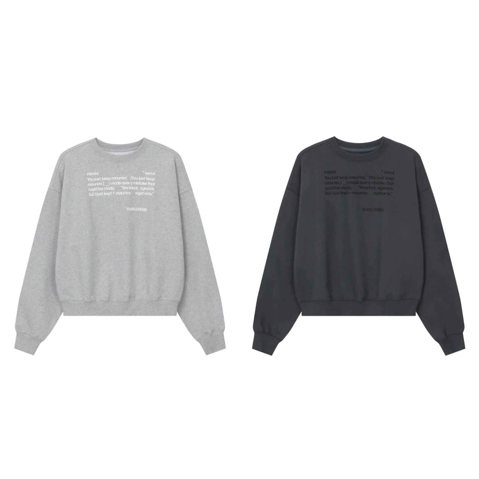 Miseki seoul Quote sweat shirts