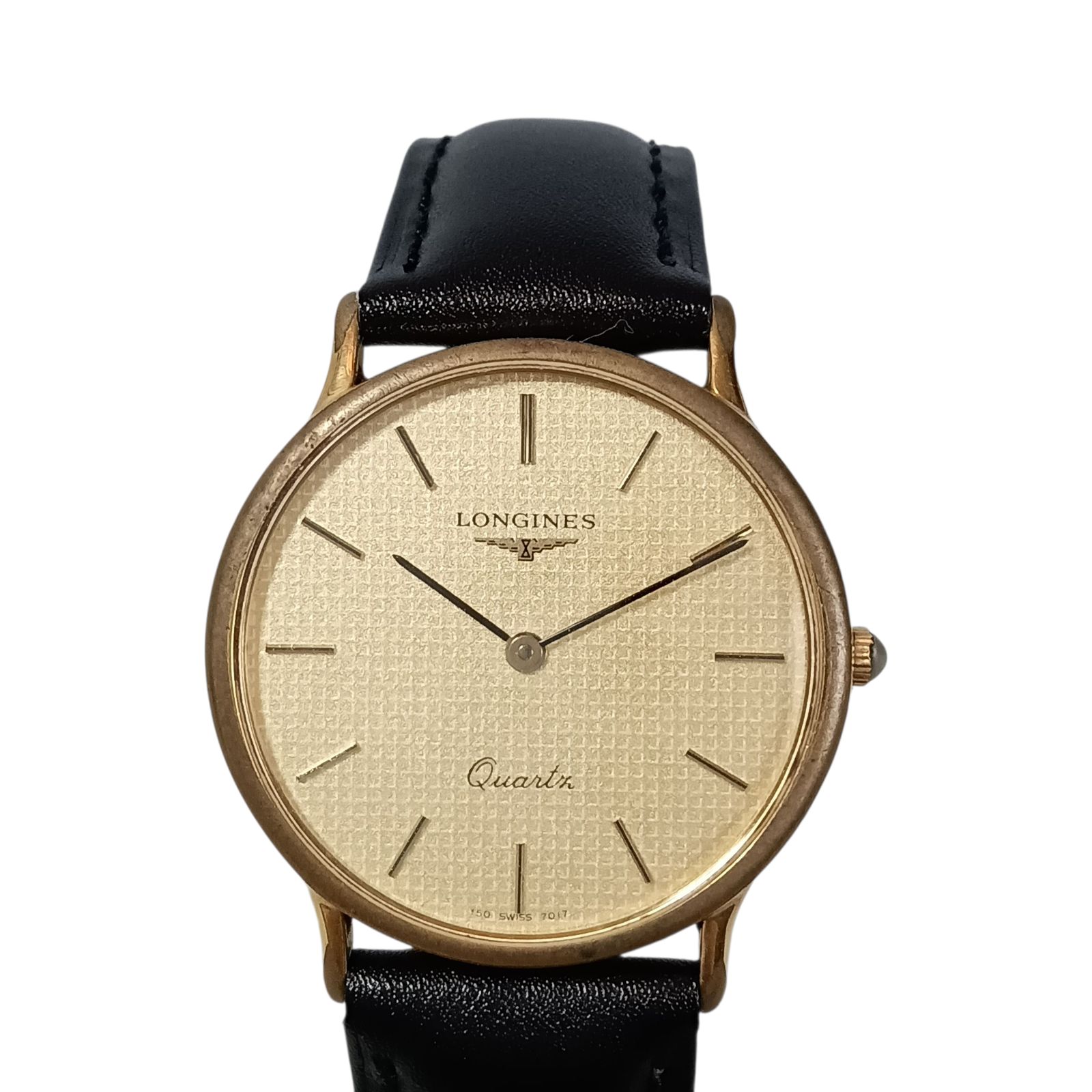 稼働 良品】1012-2 LONGINES ロンジン メンズ腕時計 クオーツ ゴールド