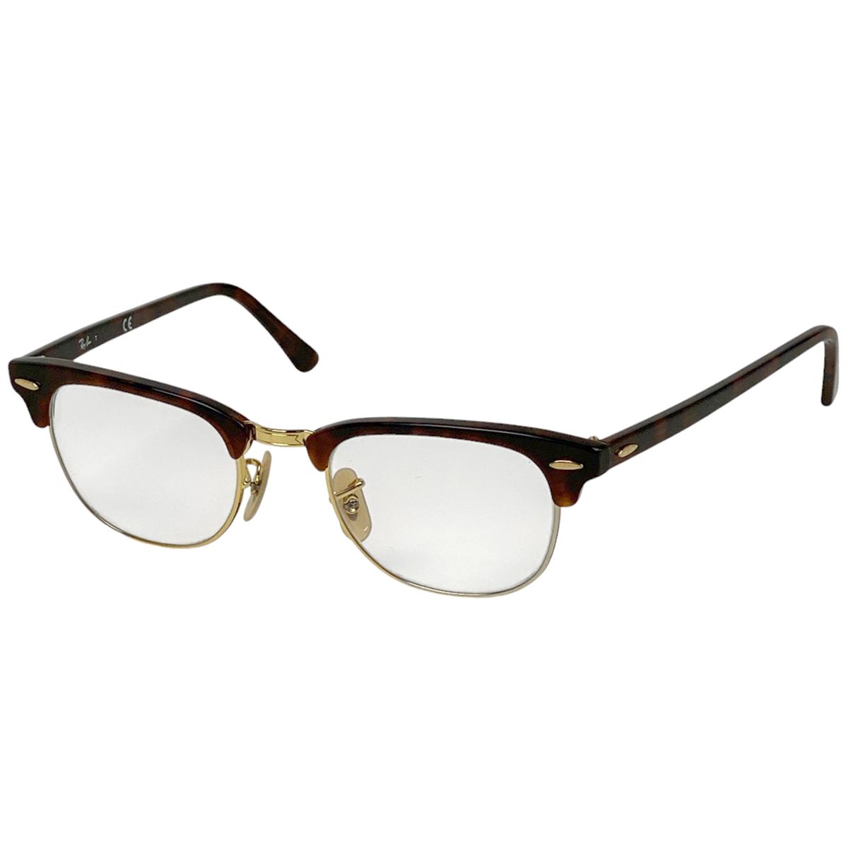 レイバン Ray-Ban クラブマスター メガネ アイウェア 眼鏡 プラスチック ブラウン RB5154 レディース