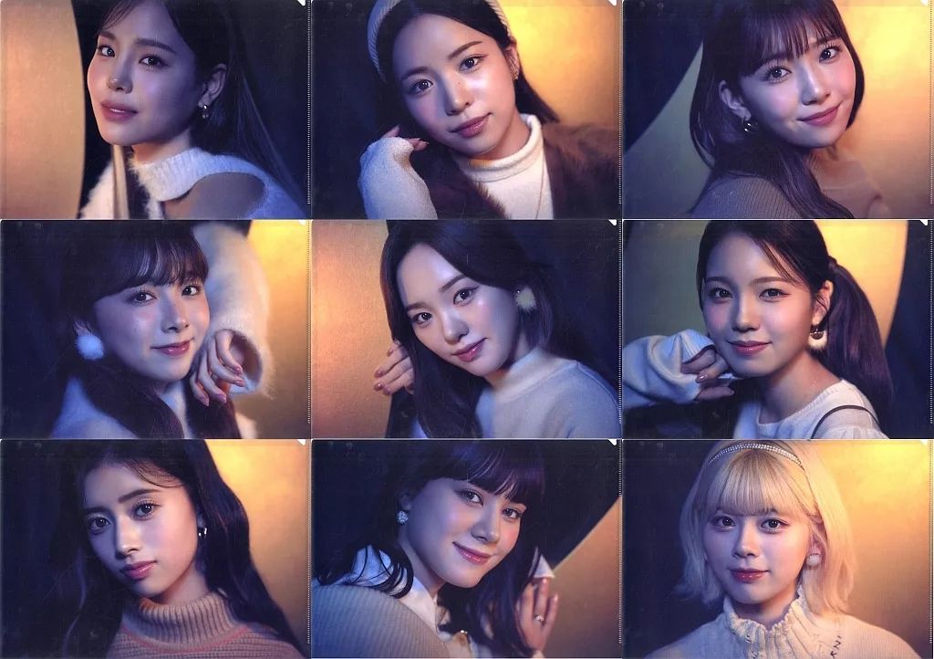 中古】クリアファイル 全9種セット NiziU オリジナル・A4クリア