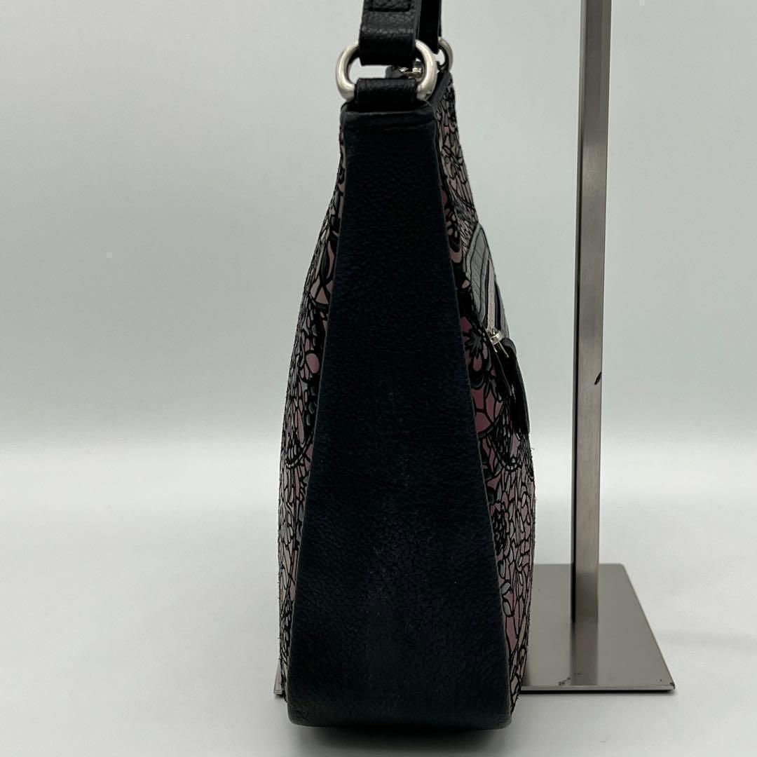 【美品】印傳屋 RYUOLA サコッシュ ショルダーバッグ ブラック 美品】印傳屋 RYUOLA サコッシュ ショルダーバッグ ブラック
