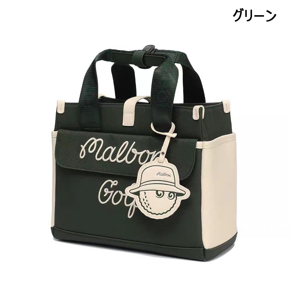 MALBON GOLF トートバッグ カートバッグ ショルダー付 - メルカリ