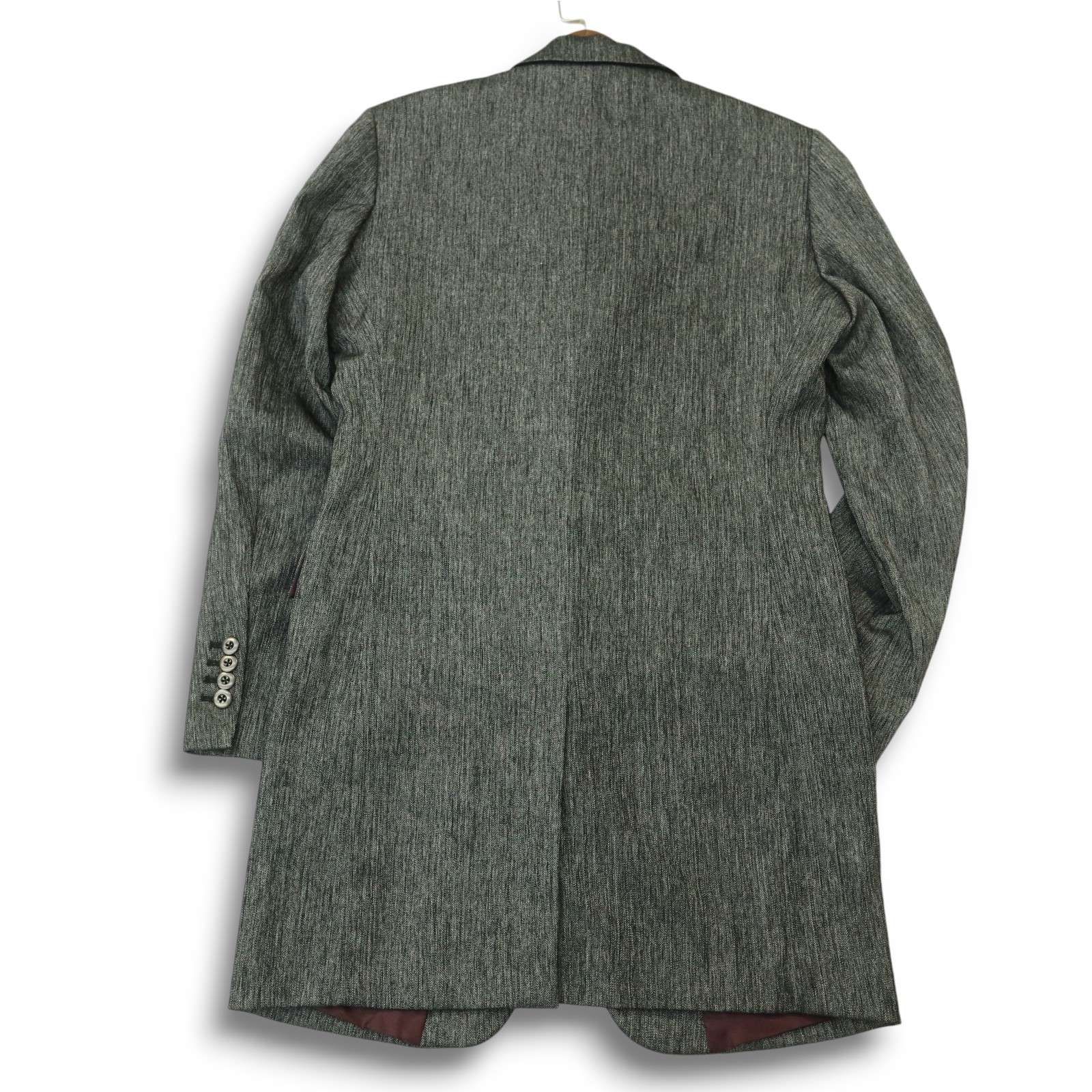 美品☆ SCHLUSSEL シュリセル 秋冬 ウール☆ ロング ジャケット 