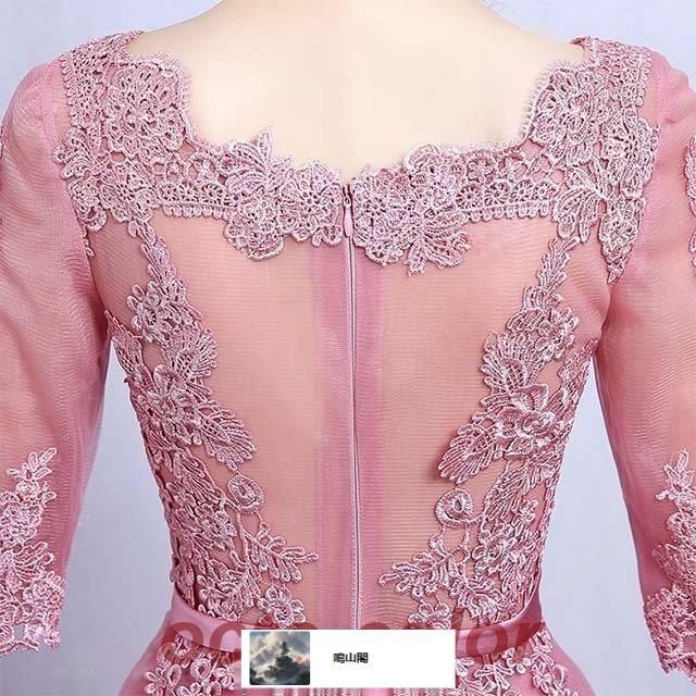 ロング丈 イブニングドレス