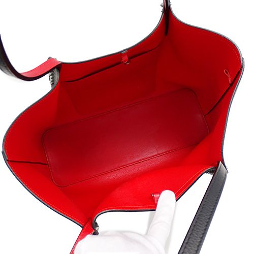 Christian Louboutin トートバッグ ブラック/レッド クリスチャン ルブタン Christian Louboutin トートバッグ