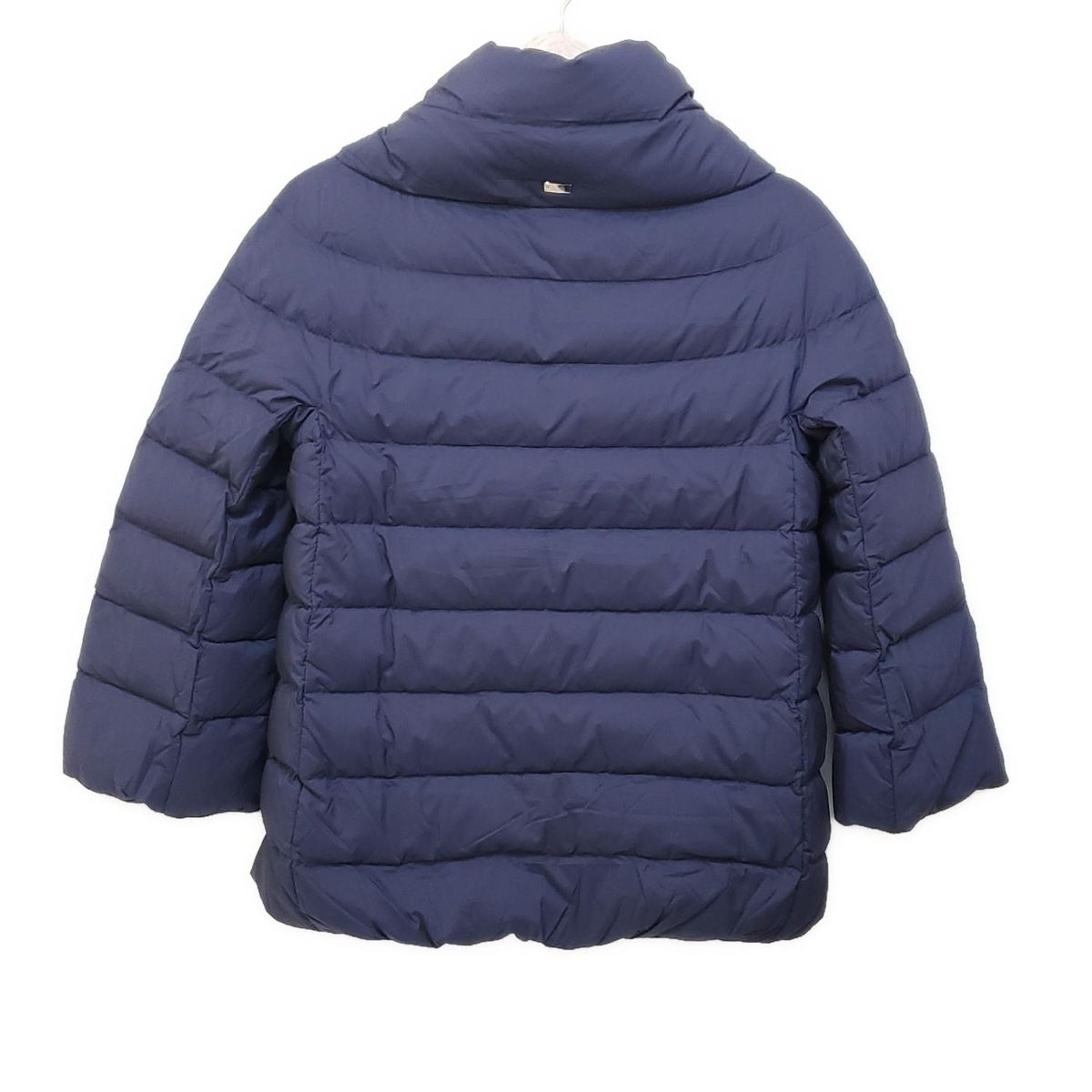 HERNO ヘルノ ポーラテック ダウンベスト 38 M相当 ネイビー 紺 SALE】HERNO（ヘルノ）メランジフランネル×ナイロンウルトラ