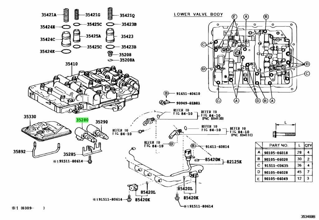 新品 トヨタ純正 JZX100 マークⅡ アルテッツァ チェイサー クラウン ロックアップコントロール ソレノイド Lock Up Control Solenoid