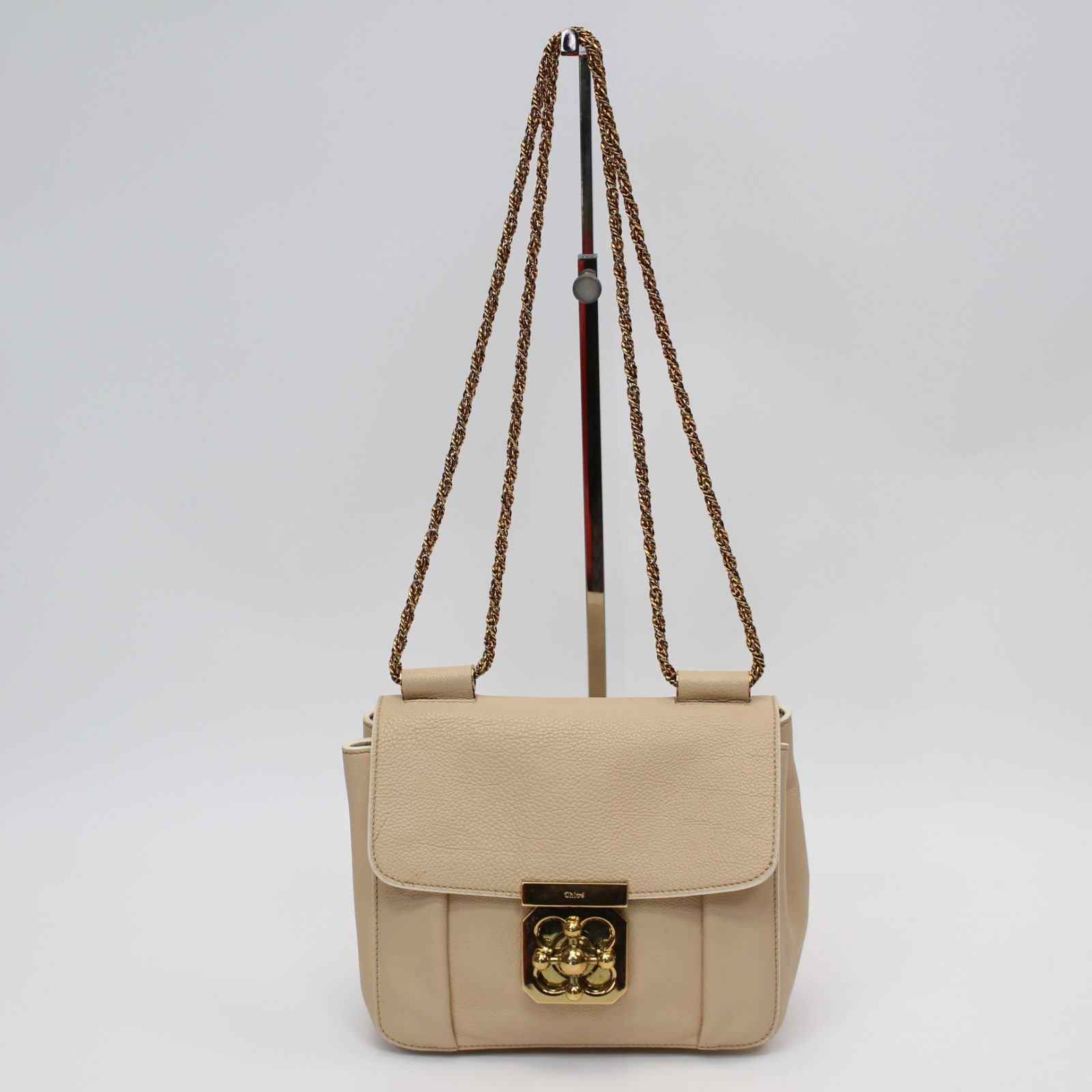中古 【極美品】クロエ/エルシー/チェーンショルダーバッグ/レザー 