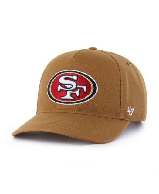 送料無料 47ブランド レディース 帽子 アクセサリー x Carhartt Men s Brown San Francisco 49ers Hitch Adjustable Hat Brown