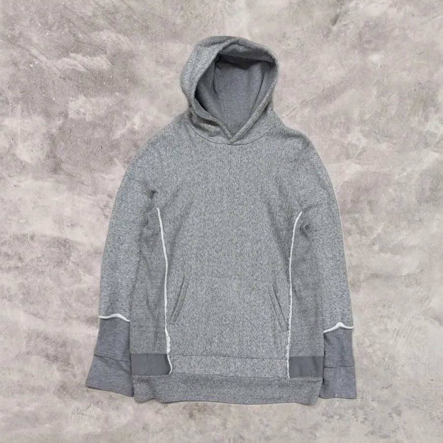 John UNDERCOVER レイヤードパーカー 67.John UNDERCOVER カスタムレイヤード プルオーバー パーカー【併売