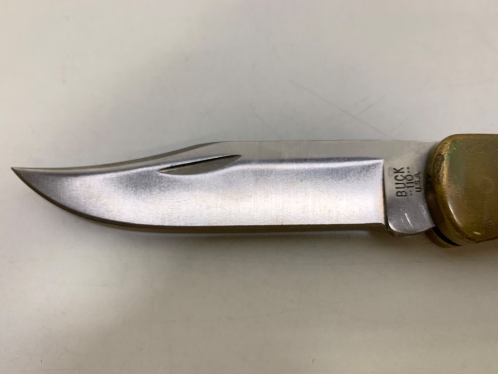 バックナイフ BUCK KM599○中古品○BUCK 110 USA フォールディング 