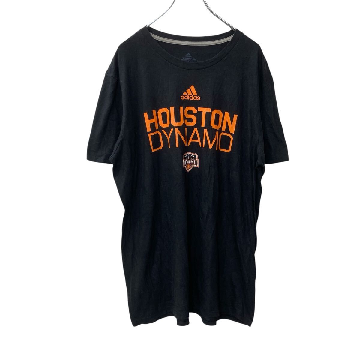 adidas 半袖 プリントTシャツ XL ブラック アディダス プルオーバー