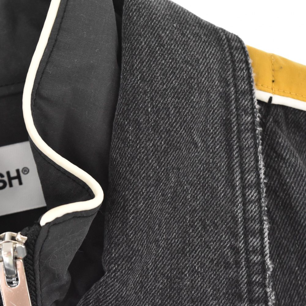 AMBUSH ジップアップ デニムジャケット ドッキング　ナイロンジャケット AMBUSH ジップアップ デニムジャケット ドッキング ナイロンジャケット