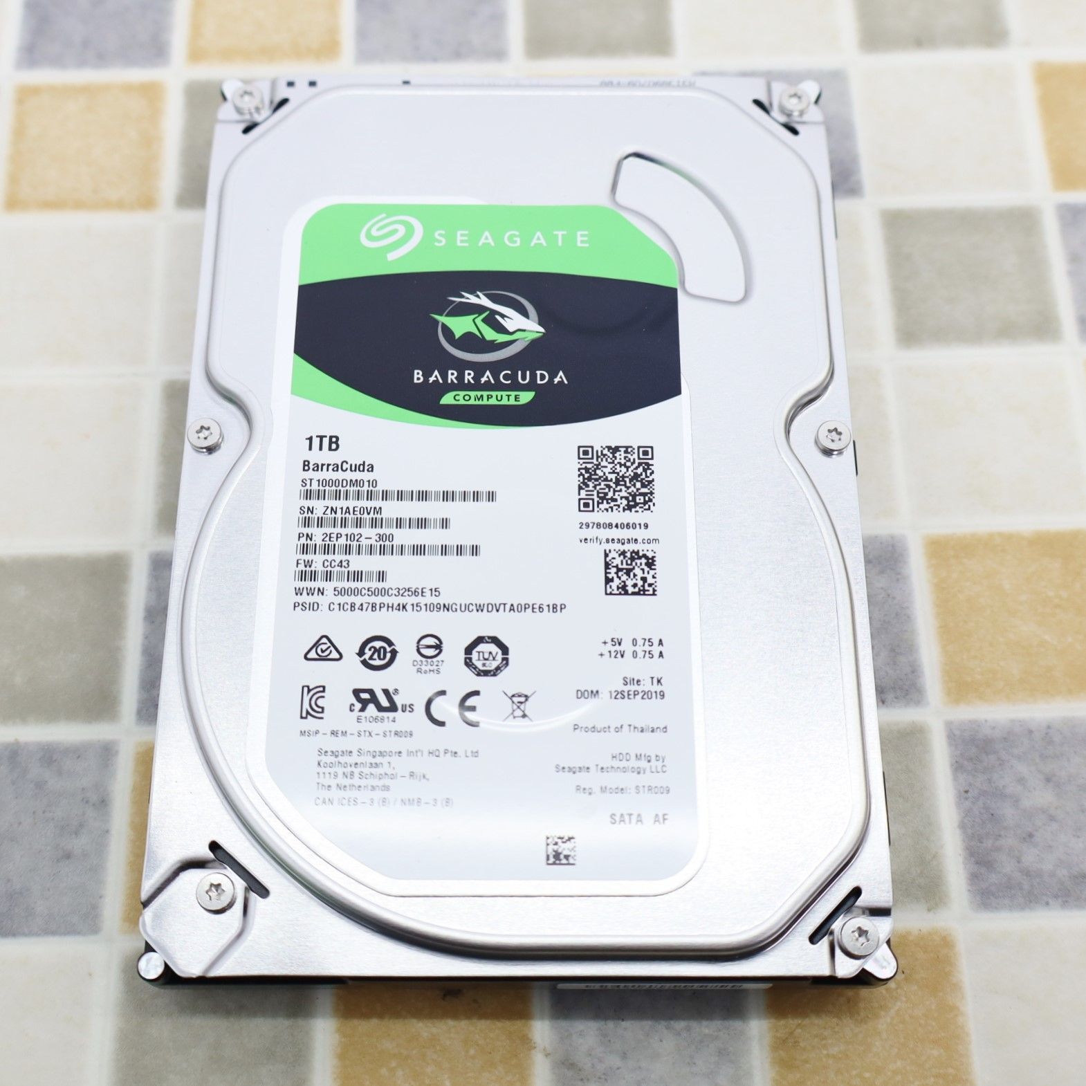 HDD 8TB Seagate Barracuda ST8000DM004訳アリ ST8000DM004 2台セット
