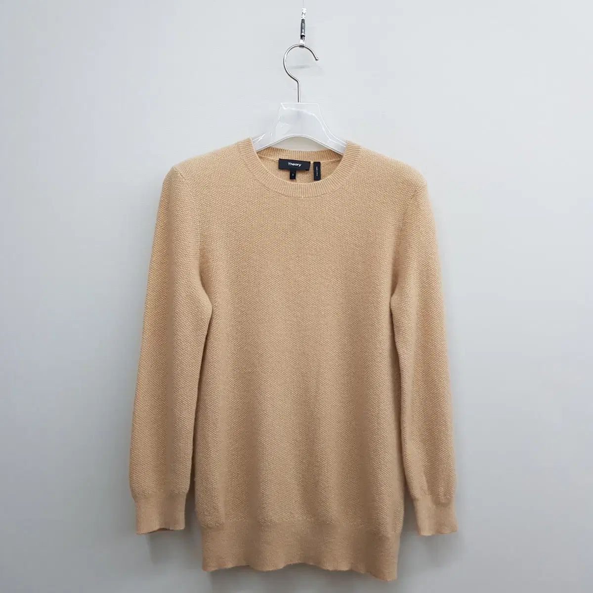 【美品】✨️theory　セオリー　カシミヤ100%　キャメル　定価121000円 Theory(セオリー) カシミヤ 100 ラウンドネック ニット S サイズ