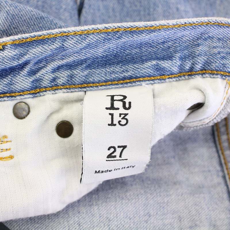 アールサーティーン R13 デニムパンツ ジーンズ ストレート