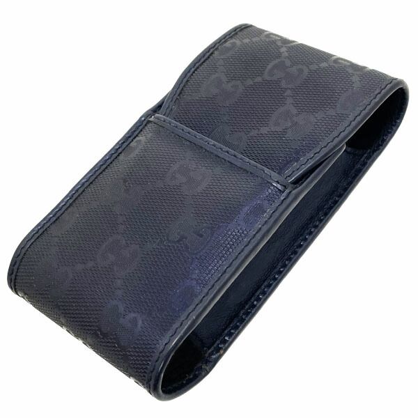 グッチ タバコケース GGインプリメ シガレットケース PVC レザー 革 ネイビー系 紺 181716 GUCCI たばこケース 煙草入れ たばこ入れ アイコスケース iQOSケース ブランド小物 き SIROKUMA-CORPORATION_COM