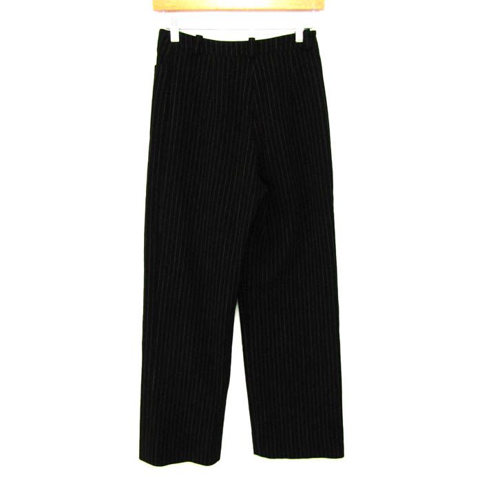 ドゥッシュ ロングパンツ ストライプ柄 ウール混 ボトムス