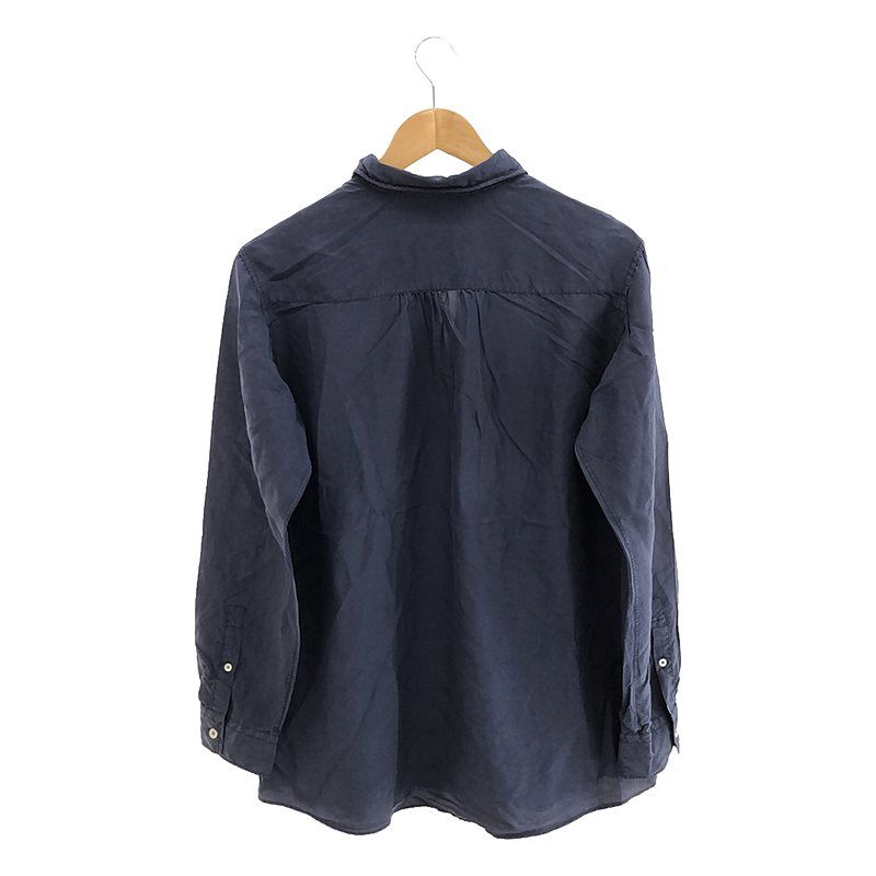 DEUXIEME CLASSE - Deuxieme Classe / ドゥーズィエムクラス | 2022SS | ヴィンテージ加工 silk wash シャツ | F | ネイビー | レディース Deuxieme Classe / ドゥーズィエムクラス | 2022SS
