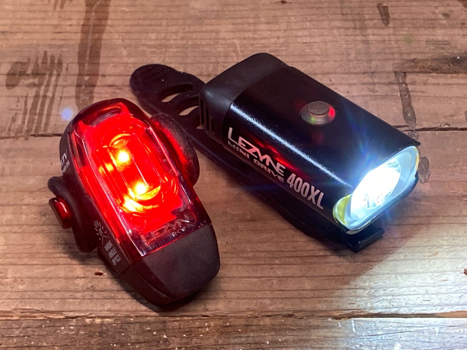 IN697 レザイン LEZYNE MINI DRIVE 400XL KTV PRO75 前後ライトセット