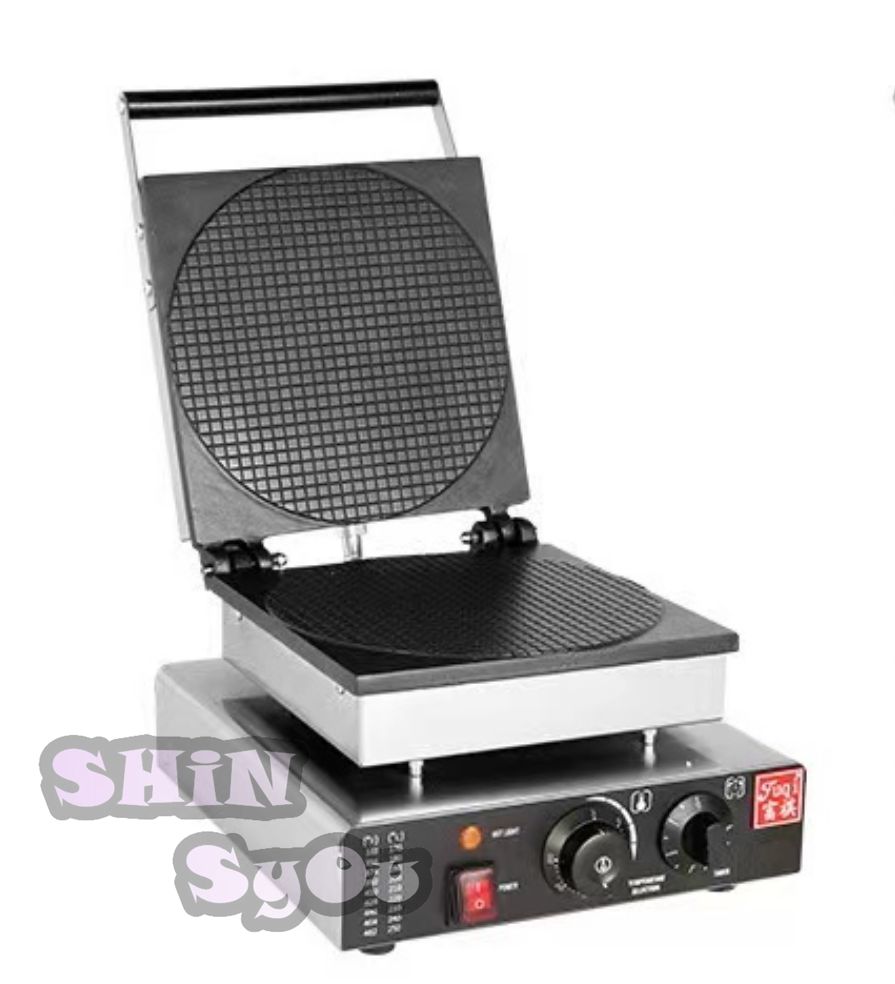 テフロン加工後未使用　業務用ワッフルマシン　サンテック　アメリカンワッフル テフロン加工後未使用 業務用ワッフルマシン サンテック アメリカン