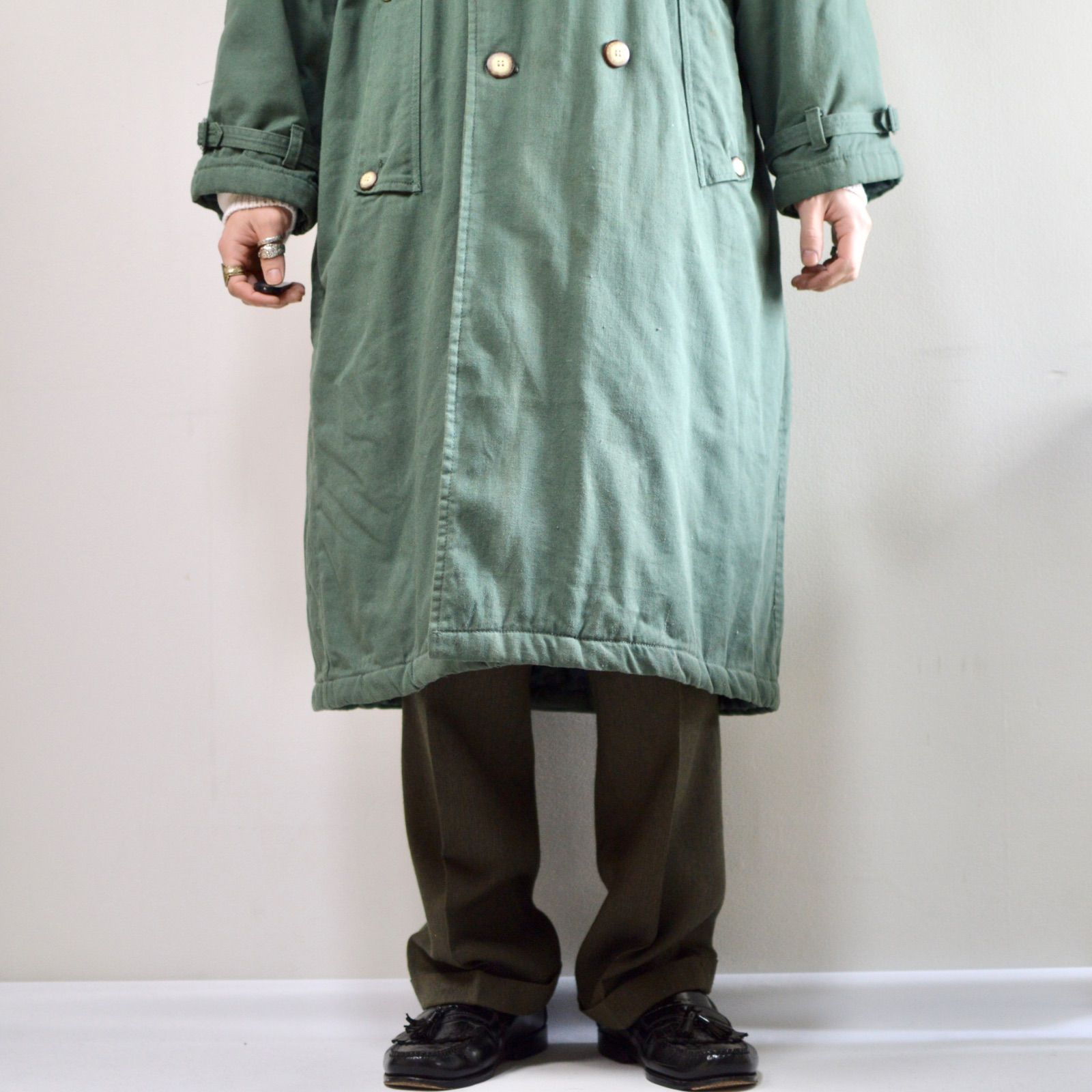 オーバーサイズ キルティングコート