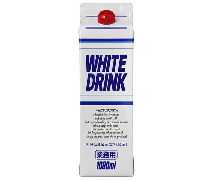 ジーエスフード GS ホワイトドリンク 1000ml紙パック×12本入× 2ケース ｜ 乳飲料 乳酸菌 ストレートタイプ