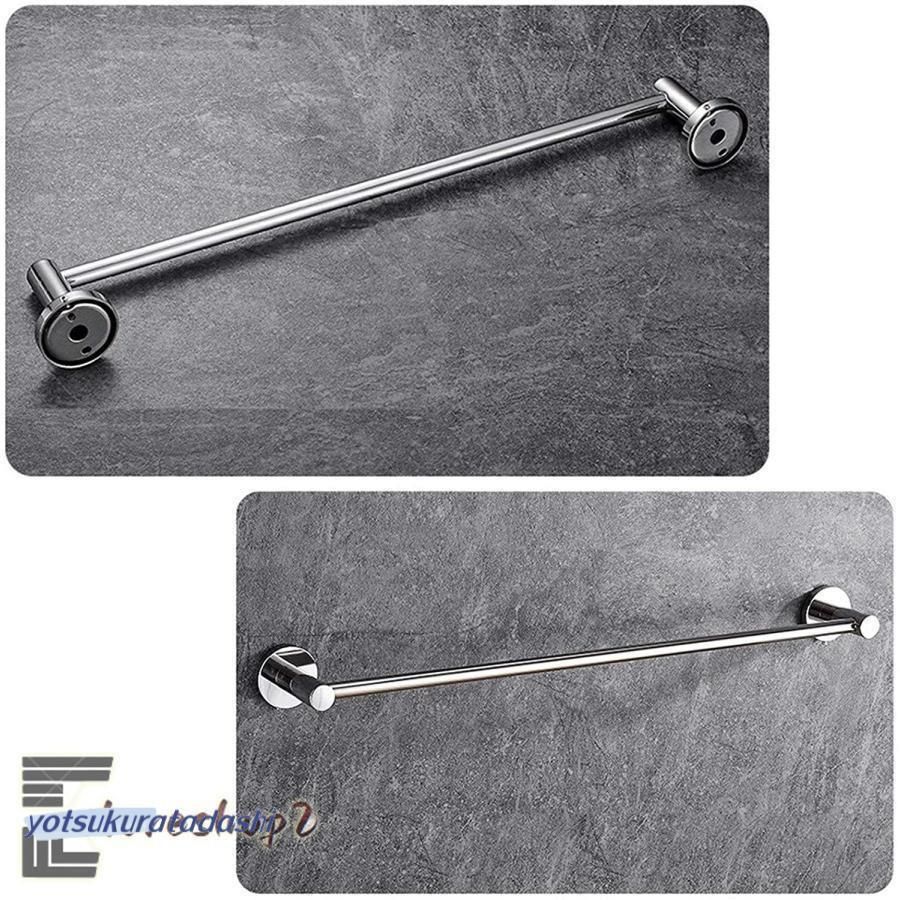 110Cm 120Cm 壁掛け式バスタオルラック、30Cm 90Cm タオル掛け、ステンレス製タオルハンガーラウンドシングルタオル掛けネジ壁 60Cm 100Cm 