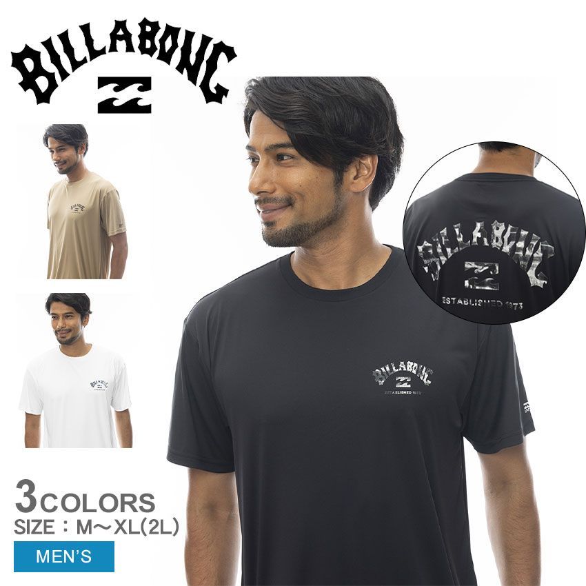 ビラボン ラッシュガード BE011856 メンズ ラッシュティー BILLABONG カラー:01.ブラック 品番：2447-0322