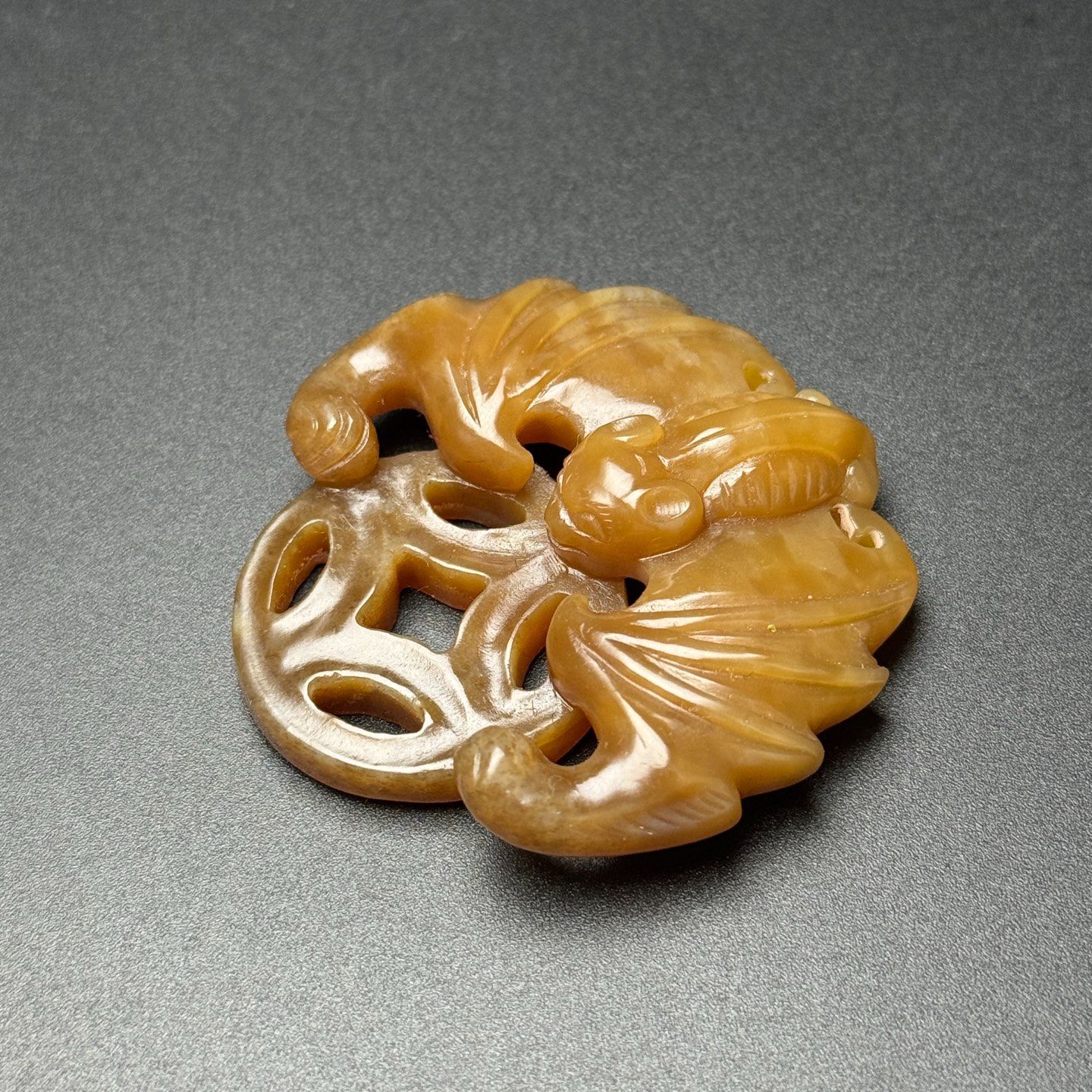 旧家蔵出し 寿山石細密彫 芙蓉石 神獣紋 印章 篆刻 文房具 書道品 供養