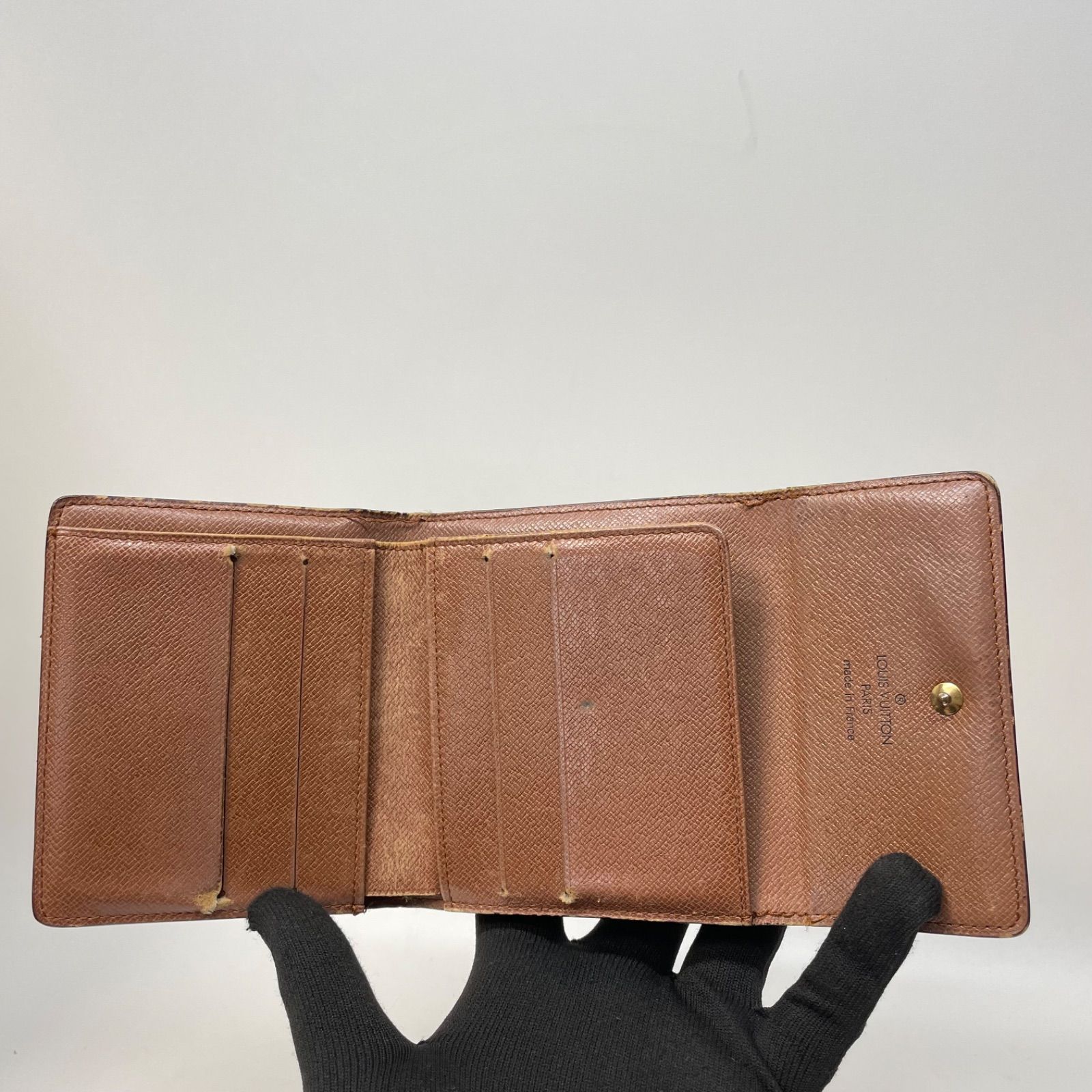 美品✨ルイヴィトン　ポルトフォイユ　エリーズ　Wホック　三つ折り財布　モノグラム ルイヴィトン ポルトフォイユ エリーズ Wホック 三つ折り財布