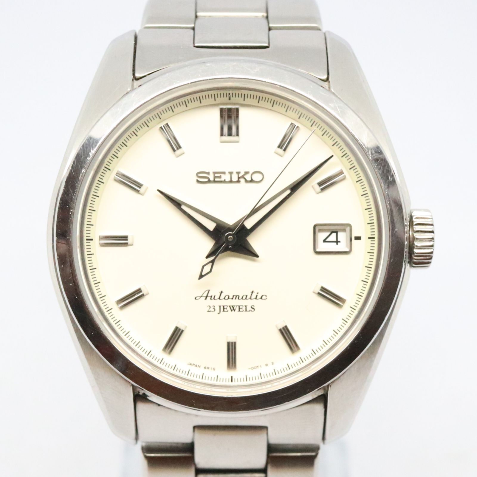 【廃盤】レア SEIKO セイコー SARB035 ホワイト アイボリー 自動巻 廃盤】レア SEIKO セイコー SARB035 ホワイト アイボリー 自動巻