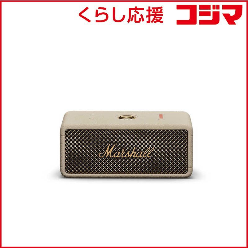 MARSHALL ブルートゥーススピーカー Emberton III Cream 防水 Bluetooth対応 クリーム EMBERTON3CREAM